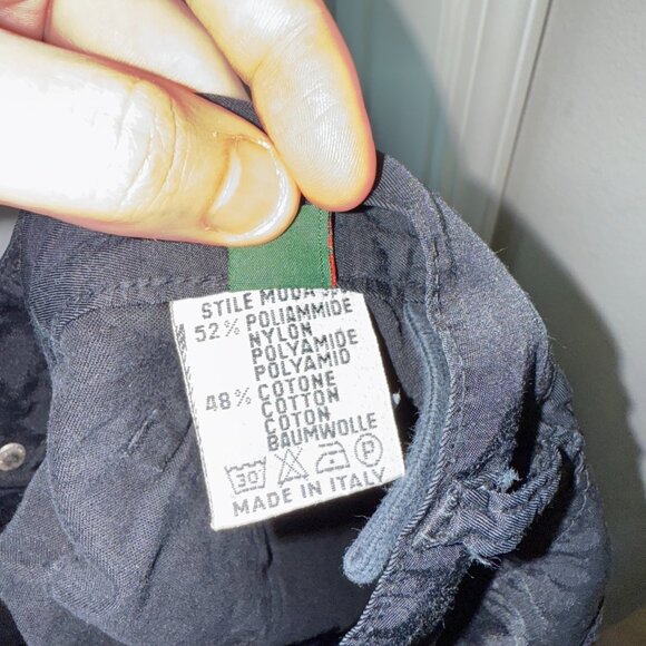 Katharine Hamnett Denim Black Pants Size 34 Made in Italy - Picture 6 of 6